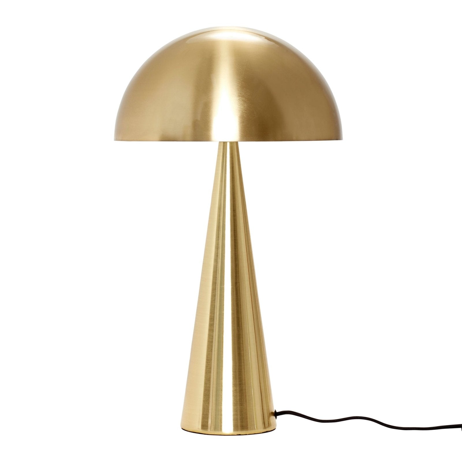 Hübsch Mush Tall Bordslampa, Mässing - Azalea Home