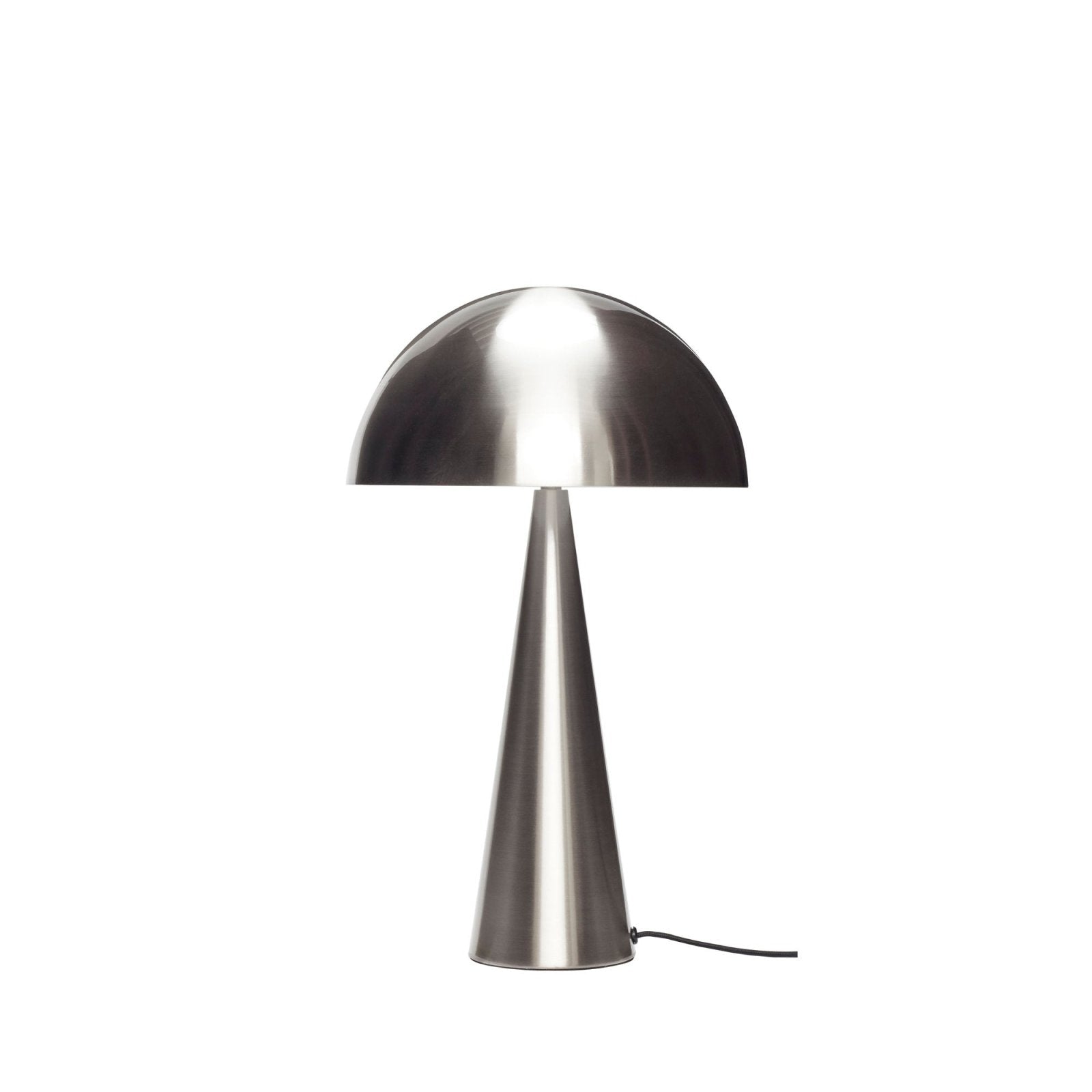 Hübsch Mush Tall Bordslampa, Nickel - Azalea Home