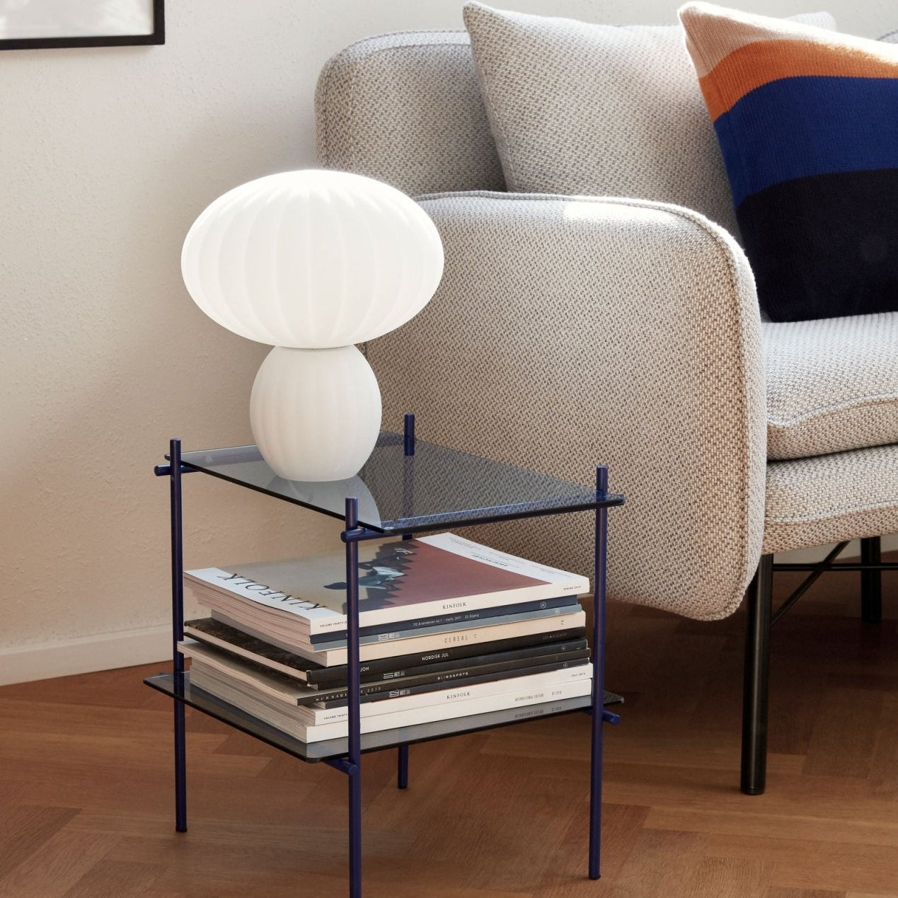 Hübsch Niche Sidobord, Blå - Azalea Home