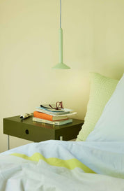 Hübsch Noir Sängbord Grön/Off white - Azalea Home