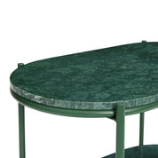 Hübsch Nusa Sidobord Marmor, Mörkgrön - Azalea Home