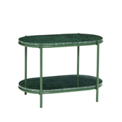 Hübsch Nusa Sidobord Marmor, Mörkgrön - Azalea Home