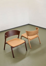 Hübsch Oblique Loungestol, Natur - Azalea Home