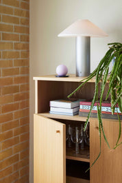 Hübsch Orbit Bordslampa, Metallic silver - Azalea Home