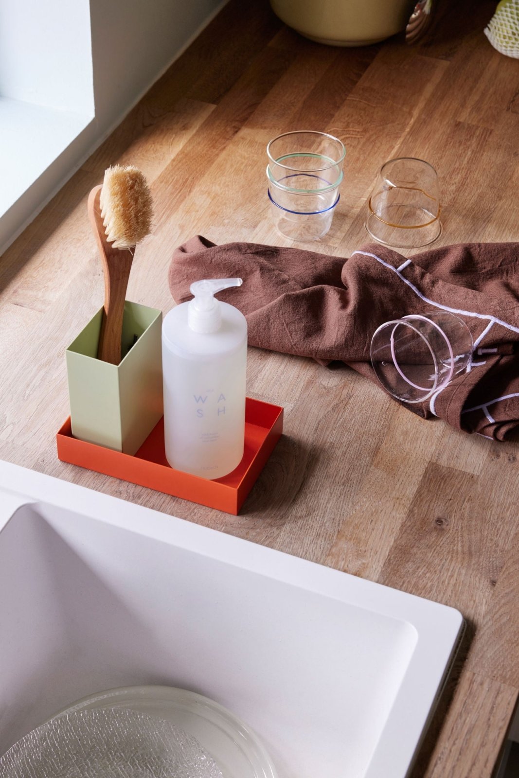 Hübsch Orbit Dricksglas, Gul - Azalea Home