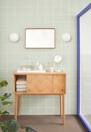 Hübsch Pamper Bordsspegel, Mässing/Terrazzo - Azalea Home