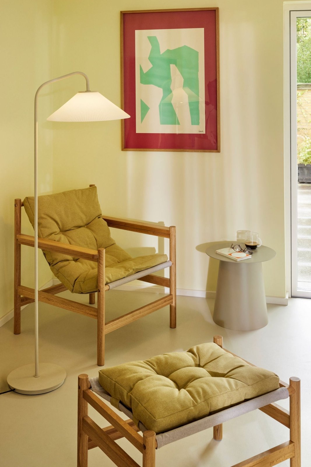 Hübsch Pillar Sidobord, Sand - Azalea Home