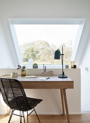 Hübsch Pipe Bordslampa, Blå - Azalea Home