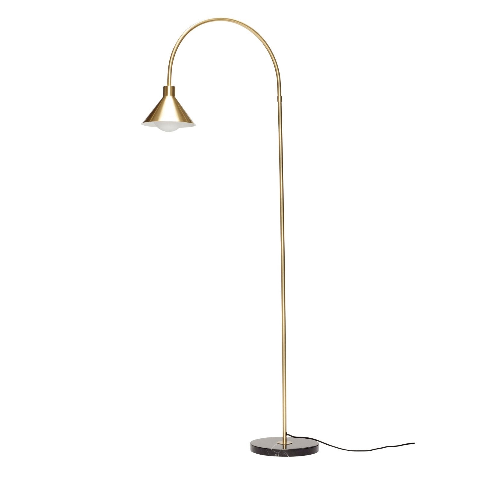 Hübsch Pipe Golvlampa, Mässing - Azalea Home