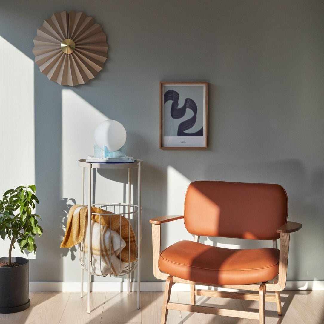 Hübsch Pliss Vägglampa Beige - Azalea Home