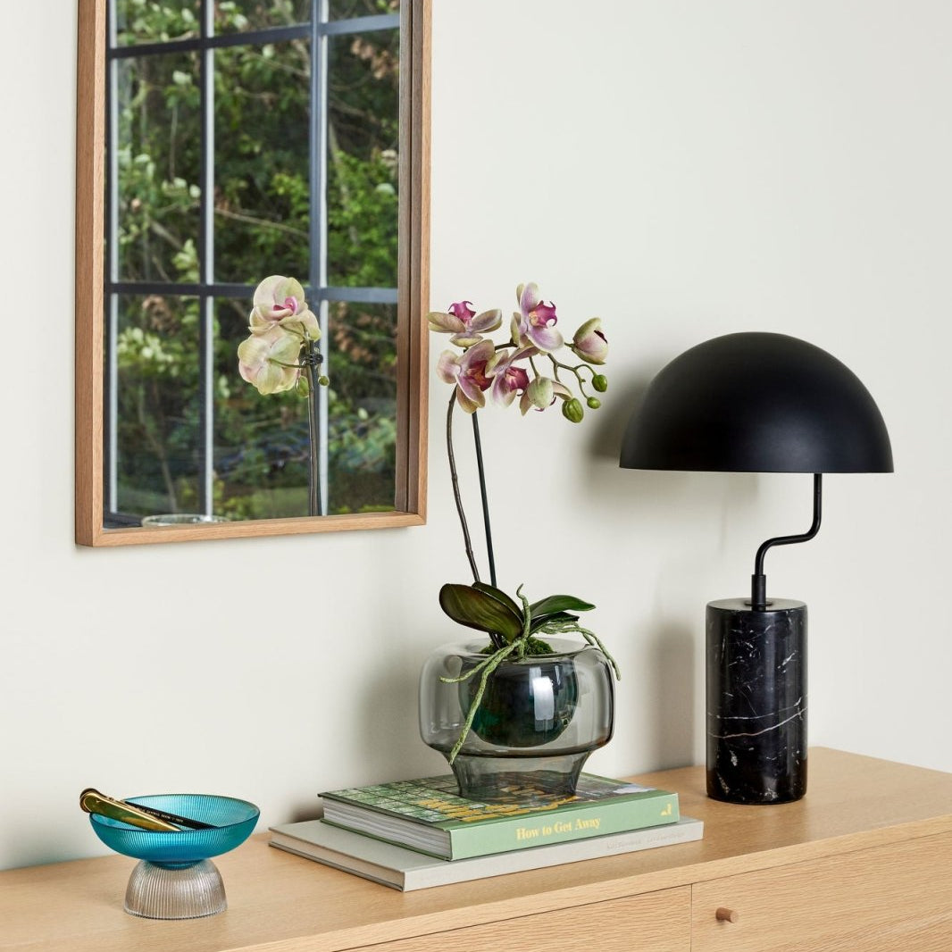 Hübsch Poise Bordslampa, Svart - Azalea Home