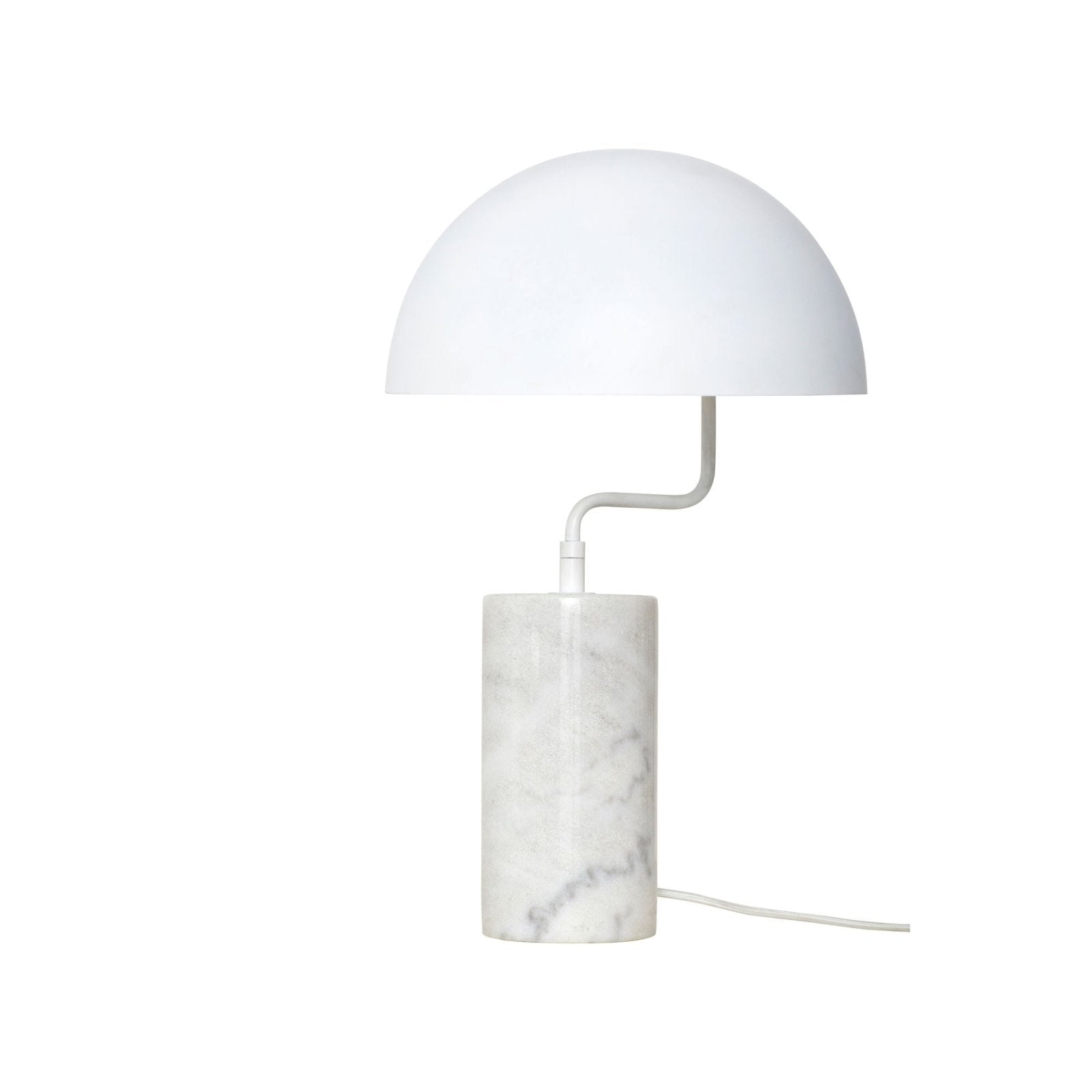 Hübsch Poise Bordslampa, Vit - Azalea Home