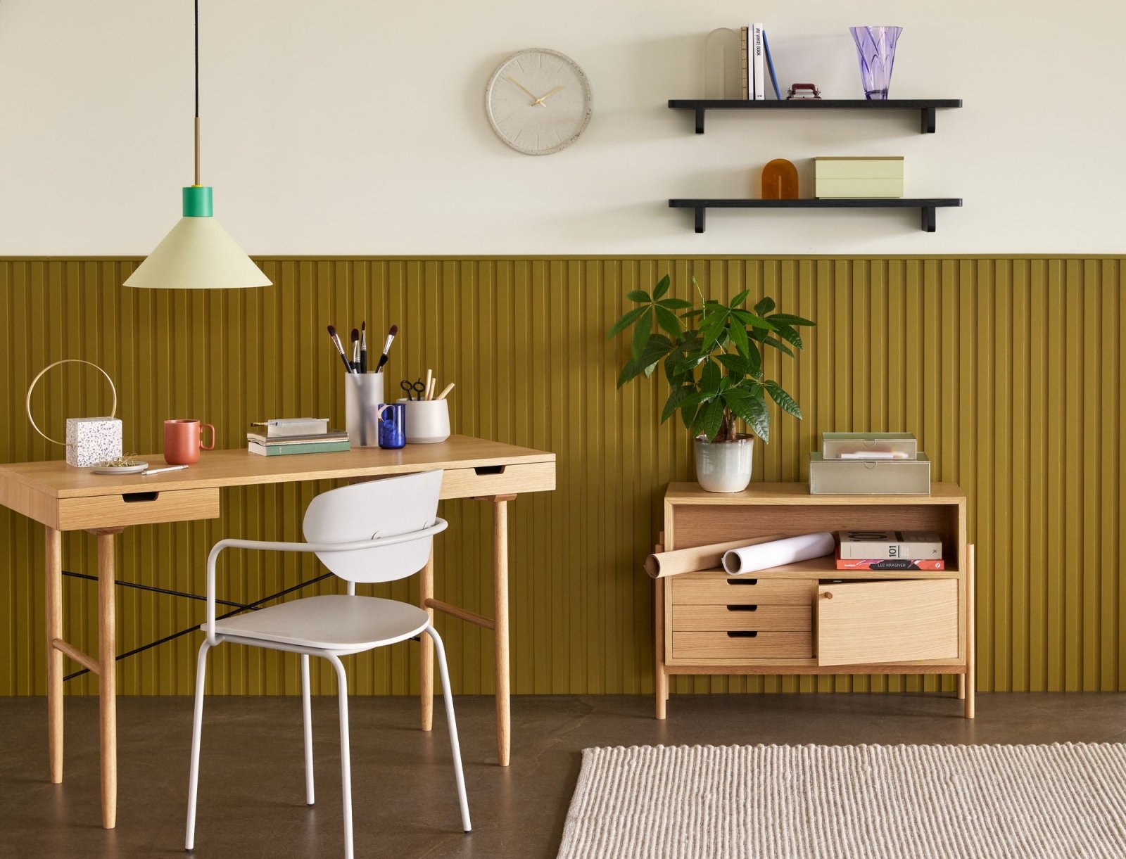 Hübsch Poke Hylla, Svart - Azalea Home
