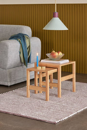 Hübsch Poppy Matta 120x180, Burgundy - Azalea Home