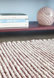 Hübsch Poppy Matta 120x180, Burgundy - Azalea Home