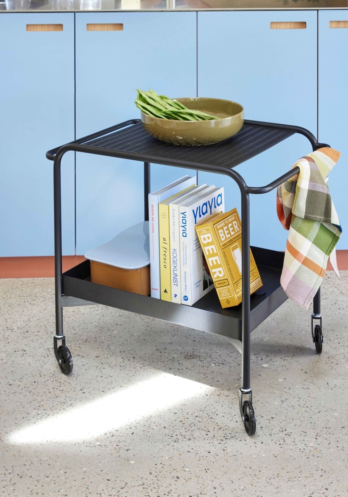 Hübsch Push Rullvagn, Svart - Azalea Home