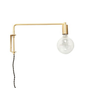 Hübsch Pyke Vägglampa, Mässing - Azalea Home