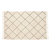Hübsch Rhomb Matta 120x180, Offwhite - Azalea Home