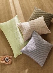 Hübsch Rhythmic Kudde, Beige/Orange - Azalea Home