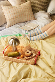 Hübsch Rhythmic Kudde, Beige/Orange - Azalea Home