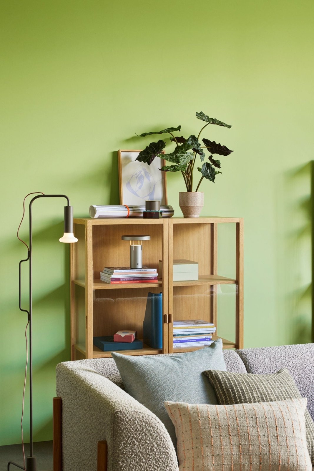 Hübsch Rhythmic Kudde, Beige/Orange - Azalea Home