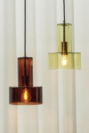Hübsch Ripple Pendellampa, Brun - Azalea Home