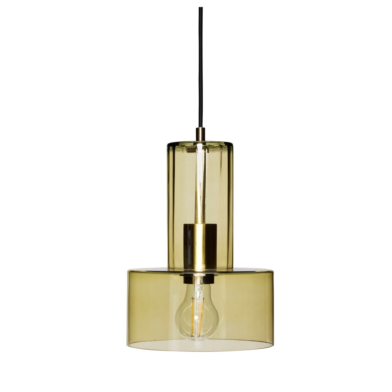Hübsch Ripple Pendellampa, Grön - Azalea Home