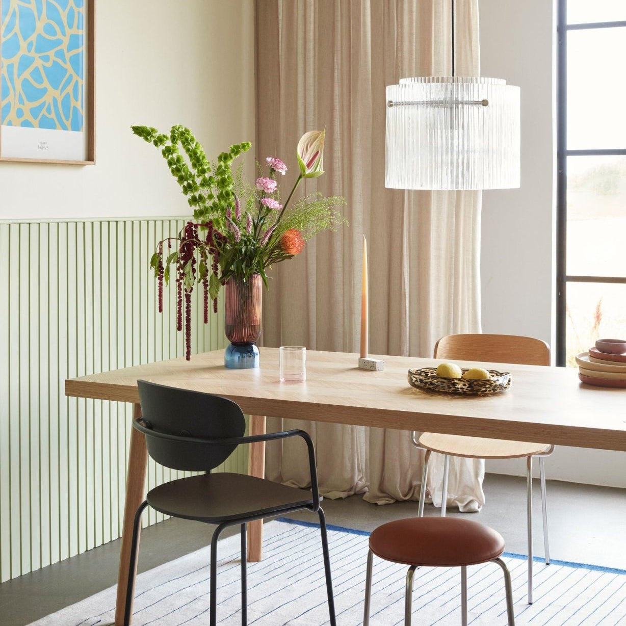 Hübsch Ripple Pendellampa Large Klar - Azalea Home