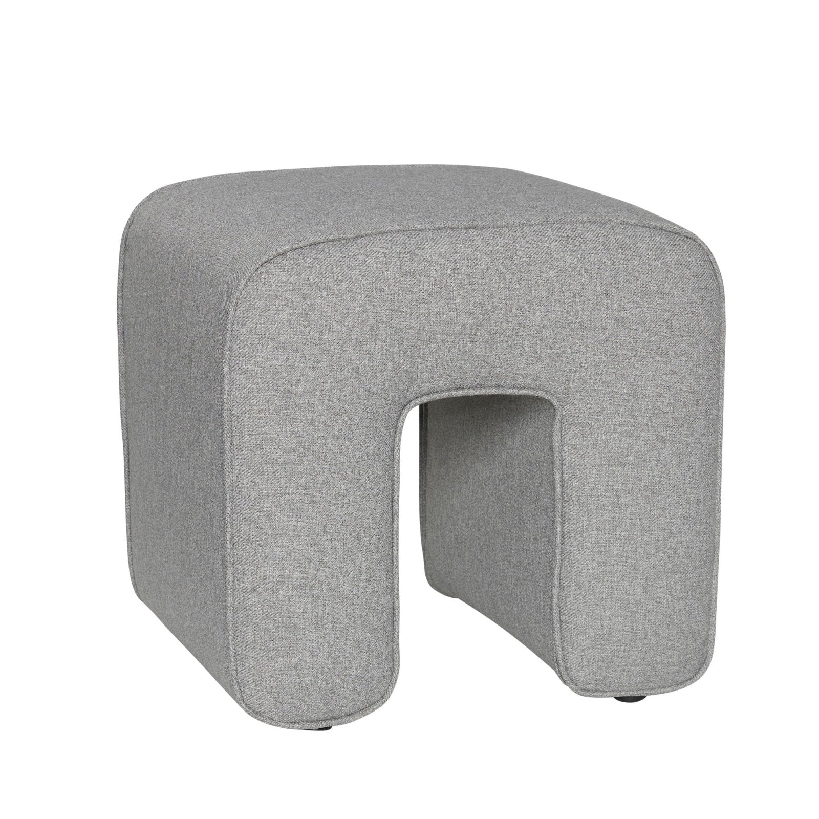 Hübsch Sculpture Sittpuff Grå - Azalea Home