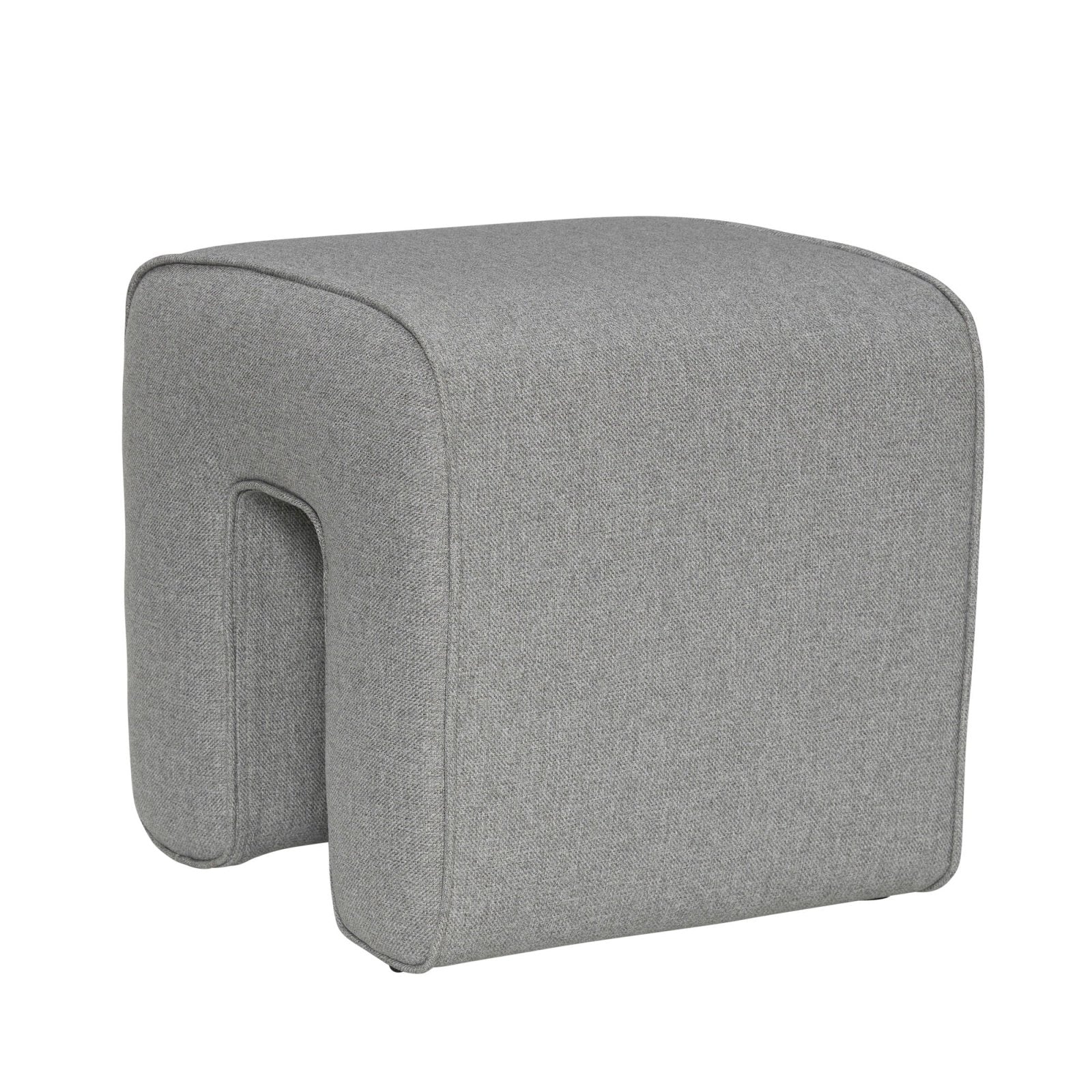 Hübsch Sculpture Sittpuff Grå - Azalea Home