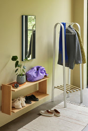 Hübsch Sempre Klädhängare, Grå/Olive - Azalea Home