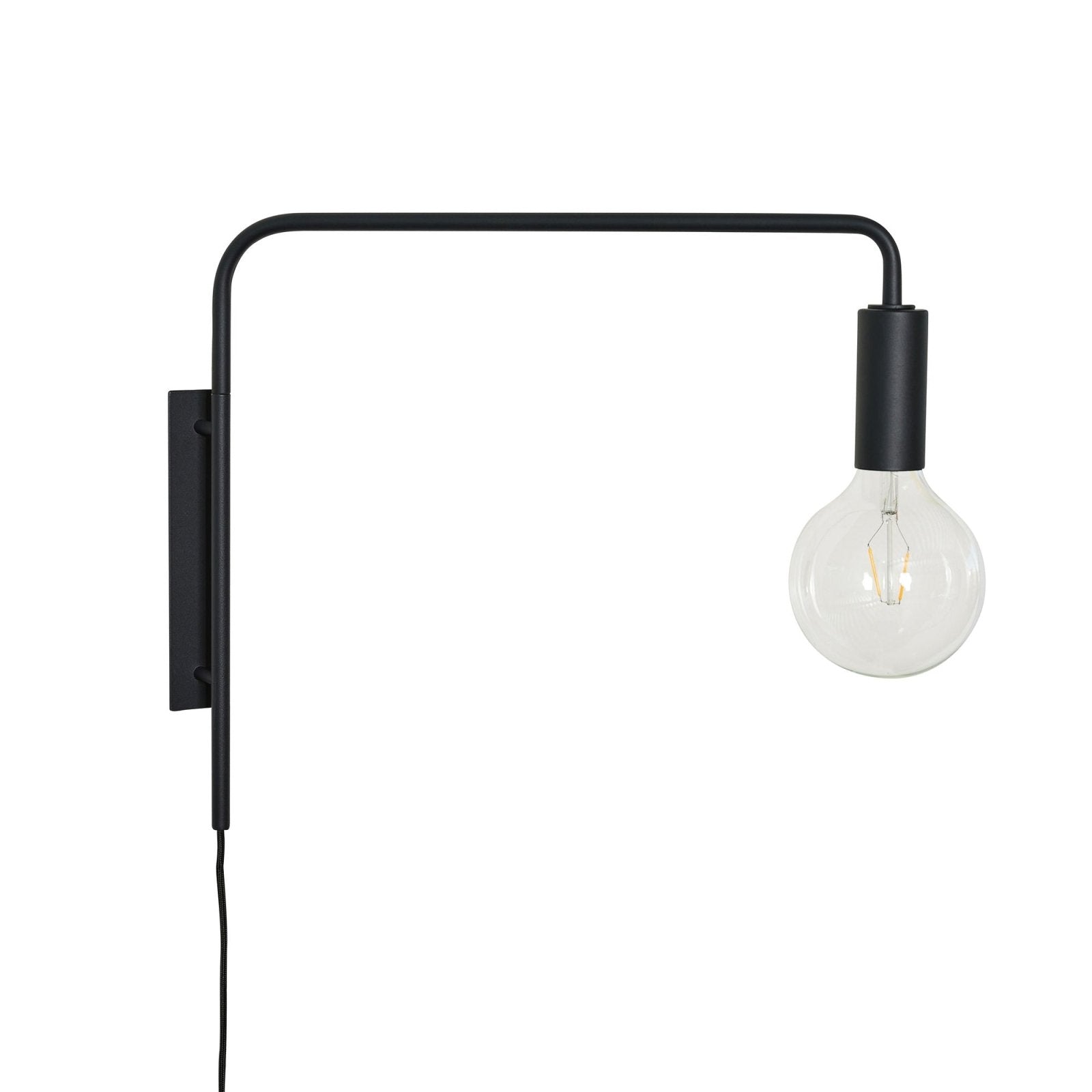 Hübsch Serendipity Vägglampa, Svart - Azalea Home