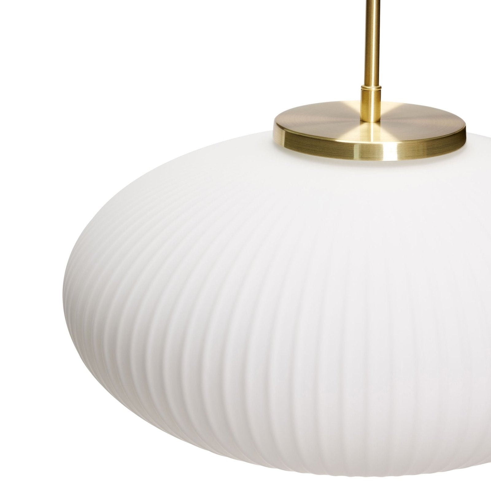 Hübsch Serene Pendel Ellipse, Vit - Azalea Home