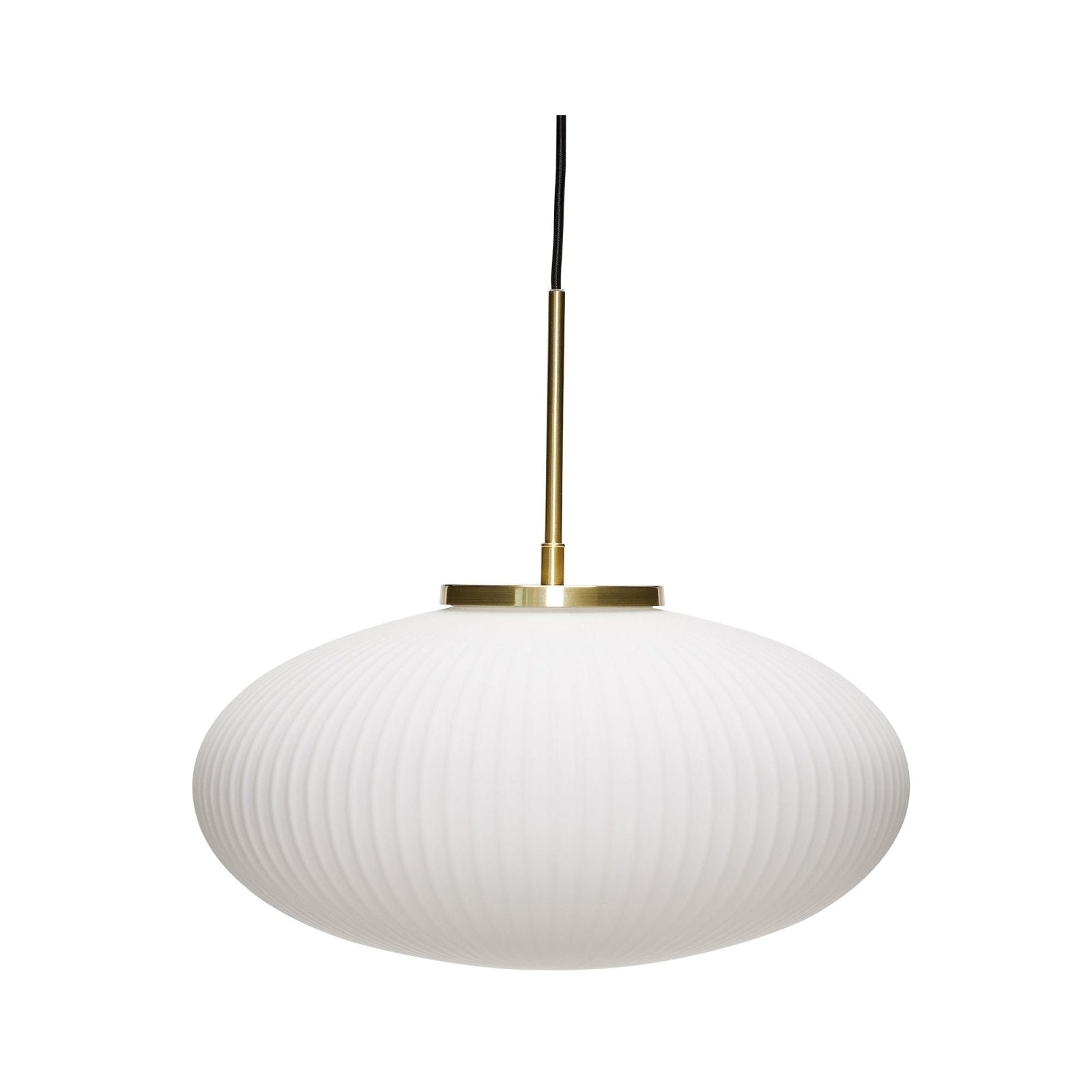 Hübsch Serene Pendel Ellipse, Vit - Azalea Home