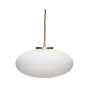 Hübsch Serene Pendel Ellipse, Vit - Azalea Home