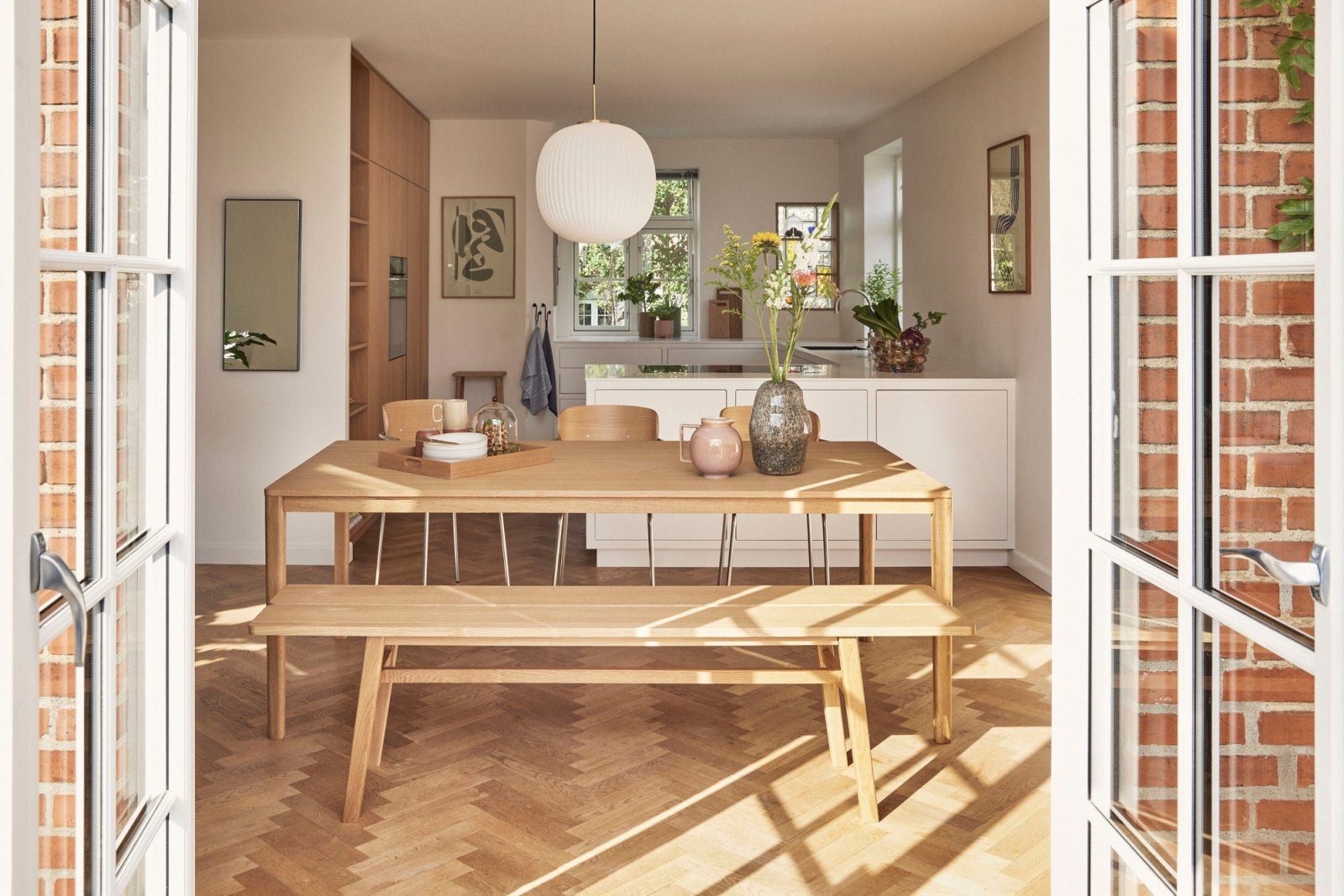 Hübsch Serene Pendel Ø42, Vit - Azalea Home