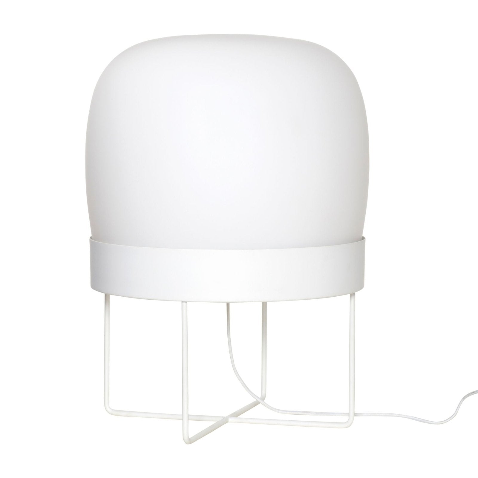 Hübsch Snowy Golvlampa, Vit - Azalea Home