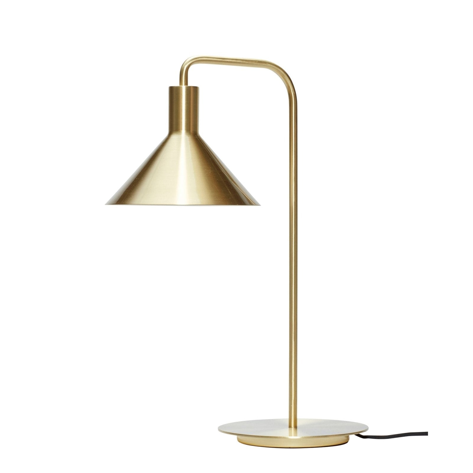 Hübsch Solo Bordslampa, Mässing - Azalea Home