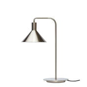 Hübsch Solo Bordslampa, Nickel - Azalea Home