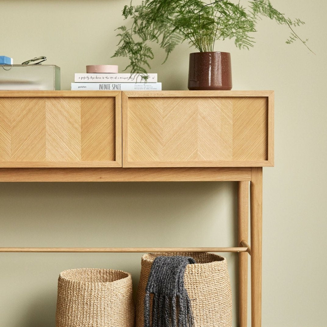 Hübsch Sort Korgar 3 - Pack, Beige - Azalea Home