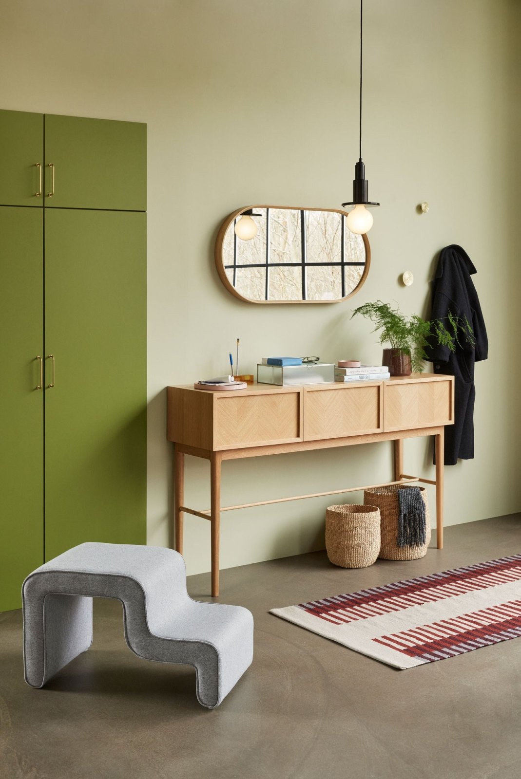 Hübsch Sort Korgar 3 - Pack, Beige - Azalea Home