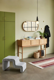 Hübsch Sort Korgar 3 - Pack, Beige - Azalea Home