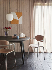 Hübsch Stay Matbord Svart, 120cm - Azalea Home