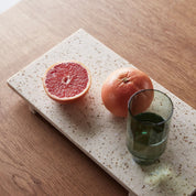 Hübsch Stone Bricka, Terrazzo - Azalea Home
