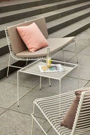 Hübsch String Sittdyna Dubbel, Beige - Azalea Home