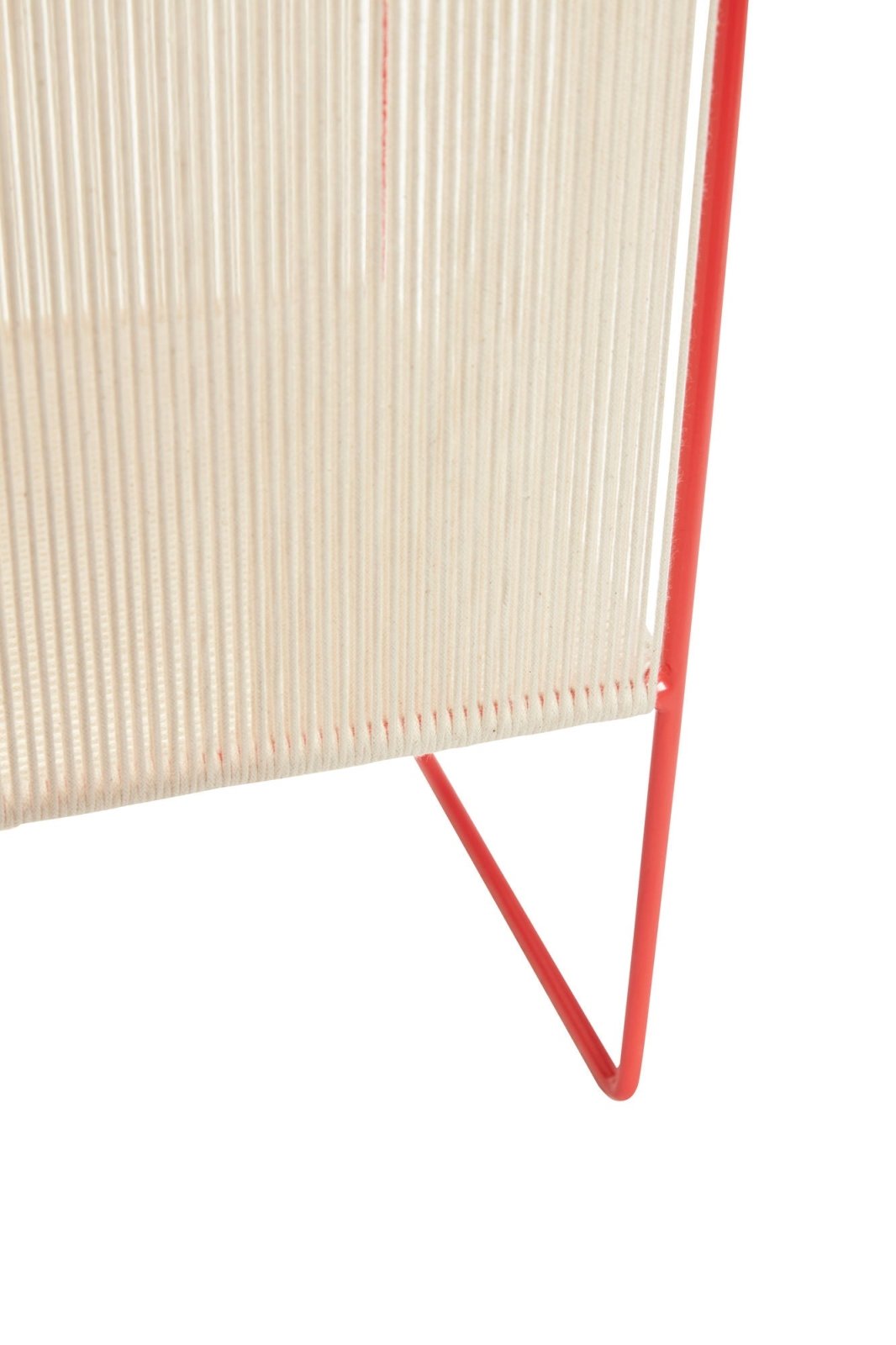 Hübsch String Tidningsställ, Röd / Vit - Azalea Home