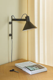 Hübsch Studio Vägglampa, Brun - Azalea Home