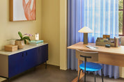 Hübsch Study Konsolbord, Mörkblå - Azalea Home