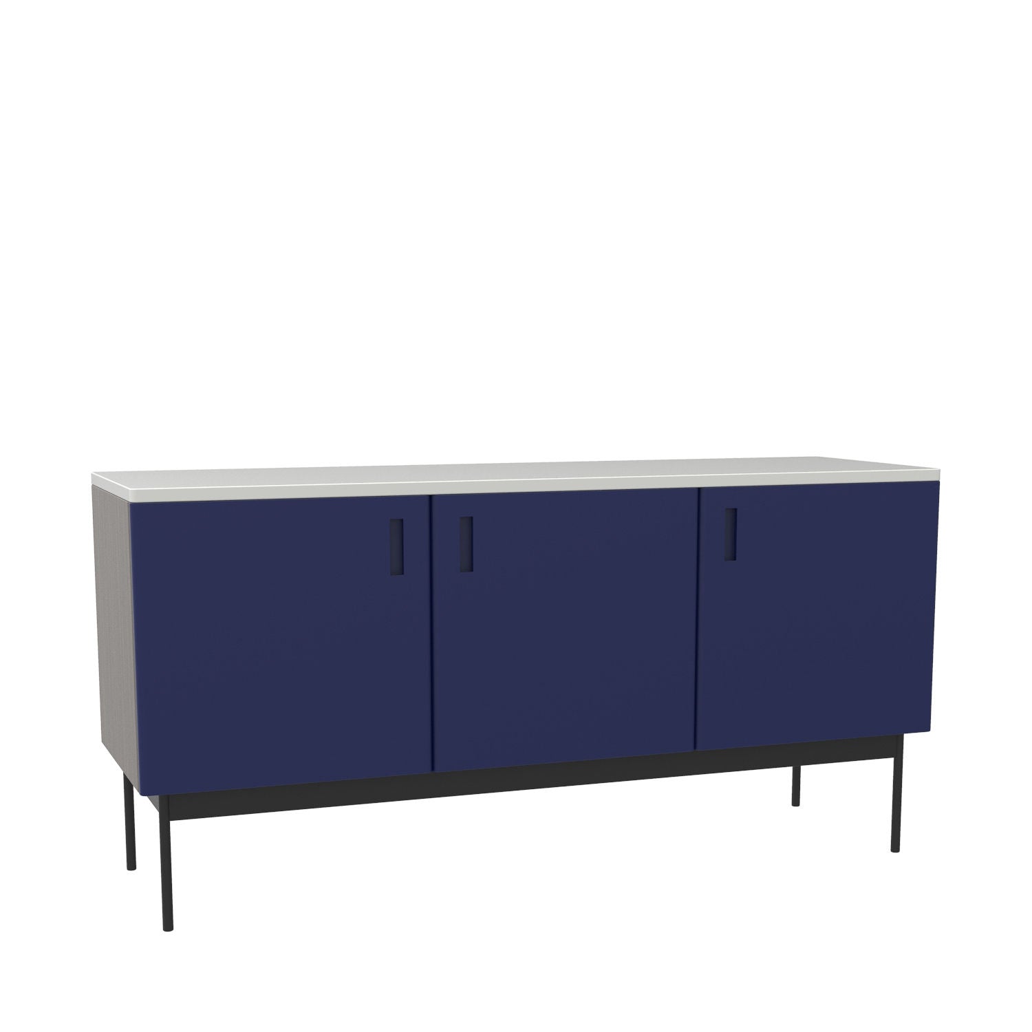 Hübsch Study Konsolbord, Mörkblå - Azalea Home