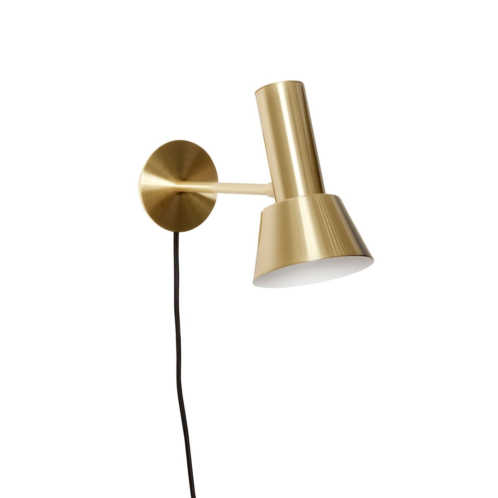 Hübsch Tap Vägglampa, Mässing - Azalea Home